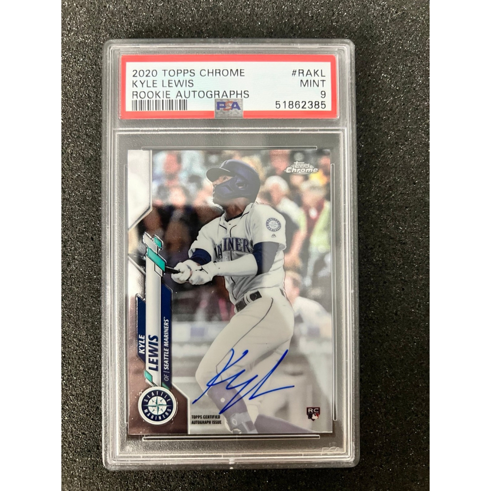 2020 TOPPS CHROME ROOKIE AUTOGRAPHS #RAKL KYLE LEWIS ROOKIE AUTOGRAPHS